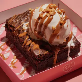 B&M Brownie with ice cream (create your own)