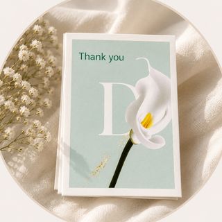მისალოცი ბარათი Thank you