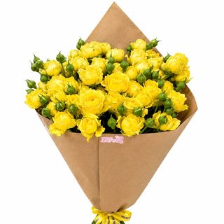 ყვითელი სპრეი ვარდი