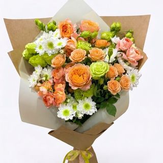 ეუსტომა სპრეი გვირილას თაიგული