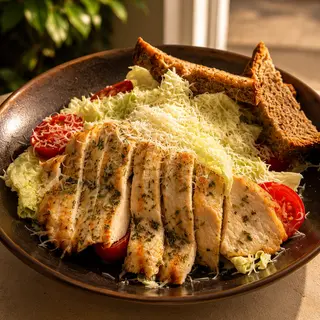 ცეზარი კრევეტებით/Caesar with Shrimps