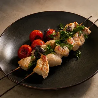 ქათმის მწვადი გრილზე/Grilled Chicken skewers