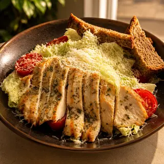 ცეზარი ქათმით/Caesar with Chicken