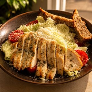 ცეზარი ქათმით/Caesar with Chicken