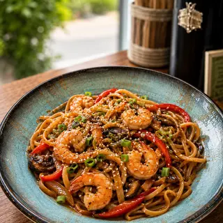 უდონი კრევეტებით/ Shrimp Udon