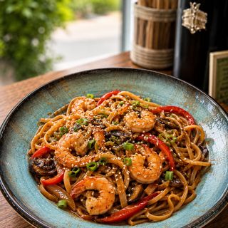 უდონი კრევეტებით/ Shrimp Udon