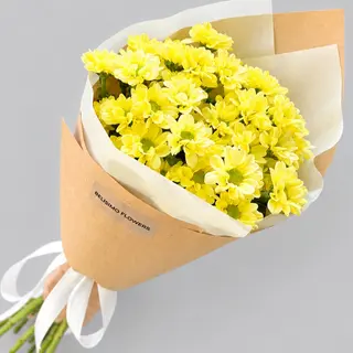 ჰოლანდიური ყვითელი გვირილების თაიგული Dutch Yellow Daisy Bouquet