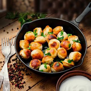 Жареные пельмени 20 pc)
