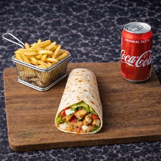 Riky chicken wrap Combo