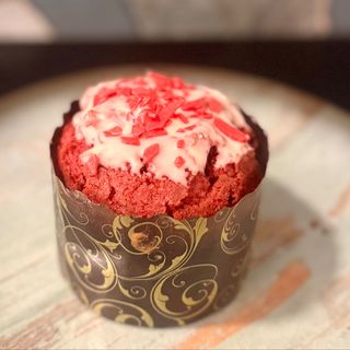 Red velvet muffin