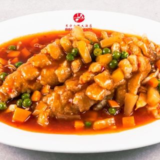 34 Škarpina u slatkom ljutom umaku