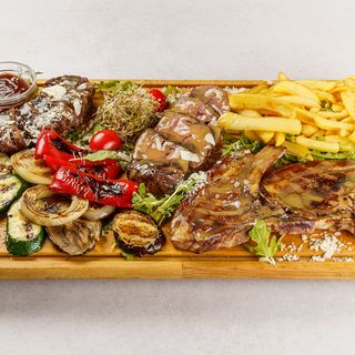 Steak plata 'Gladne oči' za 2 osobe