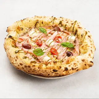 Pizza Pistacchio & mortadella