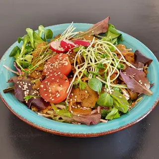 Toplo-hladna seitan salata