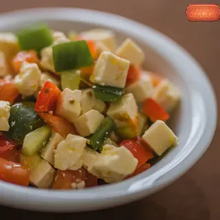 Šopska salata sa slanim sirom