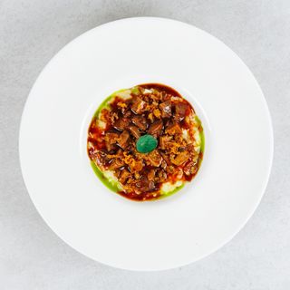 Rižoto s obrazima crne svinje