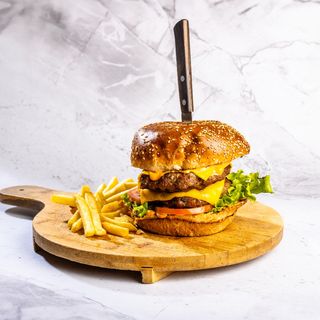 Double mayo, ketchup burger(NOVO)