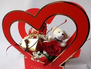 Radosno srce – romantična poklon kutija u obliku srca