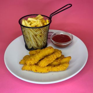 Chicken fingers + pommes frites