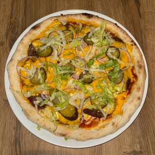 Cheeseburger pizza srednja