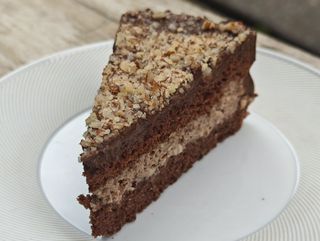 Čokoladna torta s bademima i orasima