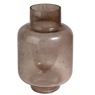 Vaza staklo h27 d17cm; smeđa A8051735