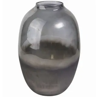 Vaza staklo h36 d23.5cm; siva/plava A8051754