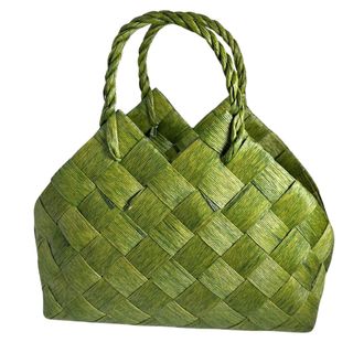 Košara home 41x25x30/38.5cm; zelena