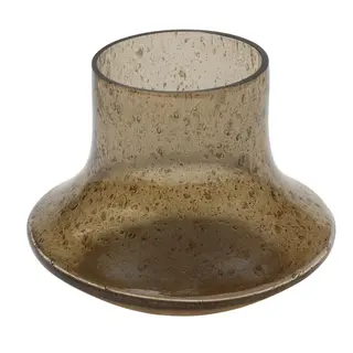 Vaza staklo h13 d16cm; maslinasto zelena A8051734