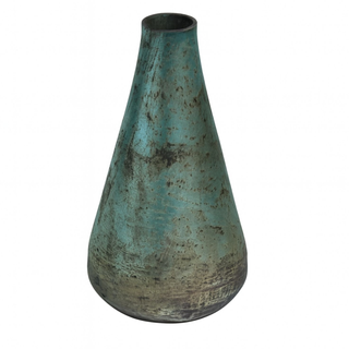Vaza staklo h25 d14cm; plava s efektom A8051721