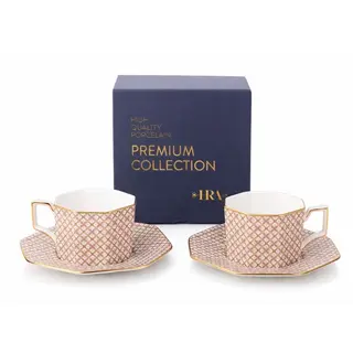 Šalica s tanjurićem porculan 200ml; s/2 A1010698