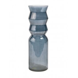 Vaza staklo optique h25 d8cm; plava