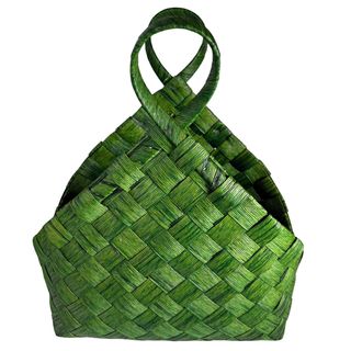 Košara home 32x19x28/35cm; zelena