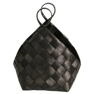 Košara home 32x19x28/35cm; crna C1010267