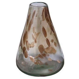 Vaza staklo h25 d14cm; zelena A8051753