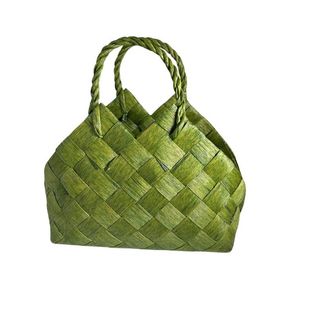 Košara home 41x25x30/38.5cm; zelena