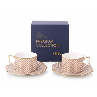 Šalica s tanjurićem porculan 200ml; s/2