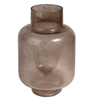 Vaza staklo h27 d17cm; smeđa A8051735
