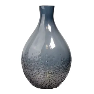 Vaza staklo h23 d15cm; plava A8051707