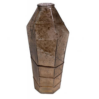 Vaza staklo h31 d15cm; smeđa A8051729