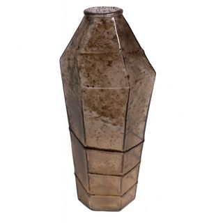 Vaza staklo h31 d15cm; smeđa A8051729