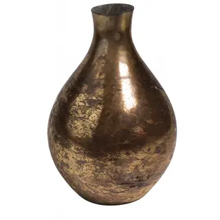 Vaza staklo h23 d15cm; zlatna A8051705