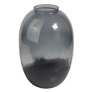 Vaza staklo h31.5 d20cm; siva/plava A8051755