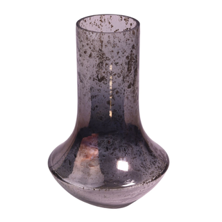 Vaza staklo h27 d17cm; siva A8051732