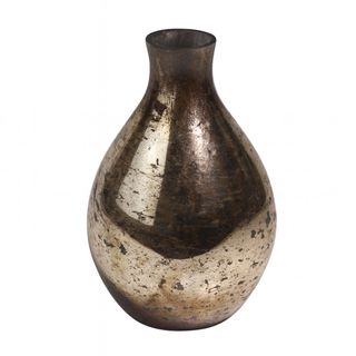 Vaza staklo h15 d10cm; zlatna A8051704