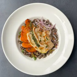 Leća & piletina salata