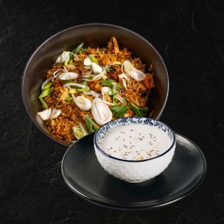 Tom kha gai & Tori fried rice