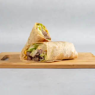 Tortilja s junetinom + pomfrit