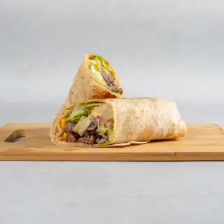 Tortilja s junetinom + pomfrit