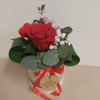 Mini box Valentinovo crvena ruža